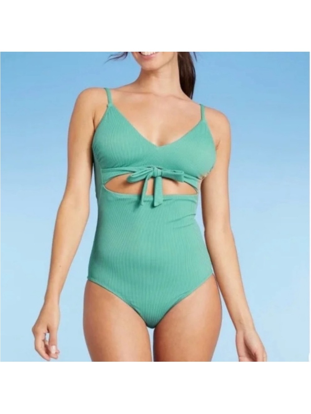 Cutout one piece swimsuit